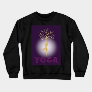 Tree of life - yoga Crewneck Sweatshirt